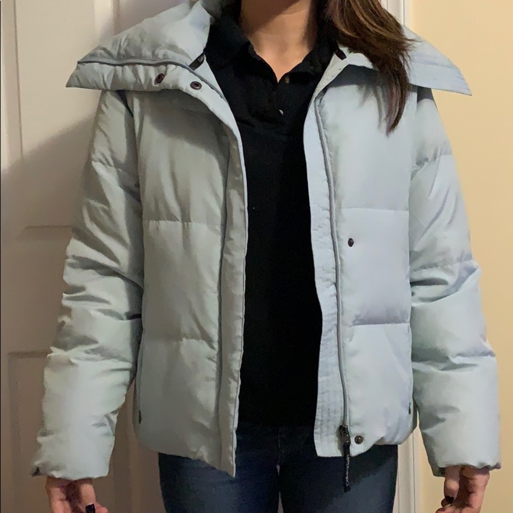 Calvin klein baby blue winter jacket